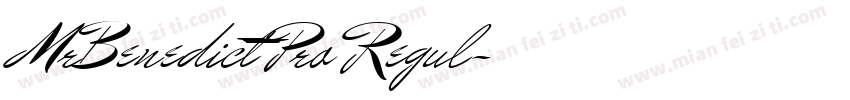 MrBenedict Pro Regul字体转换